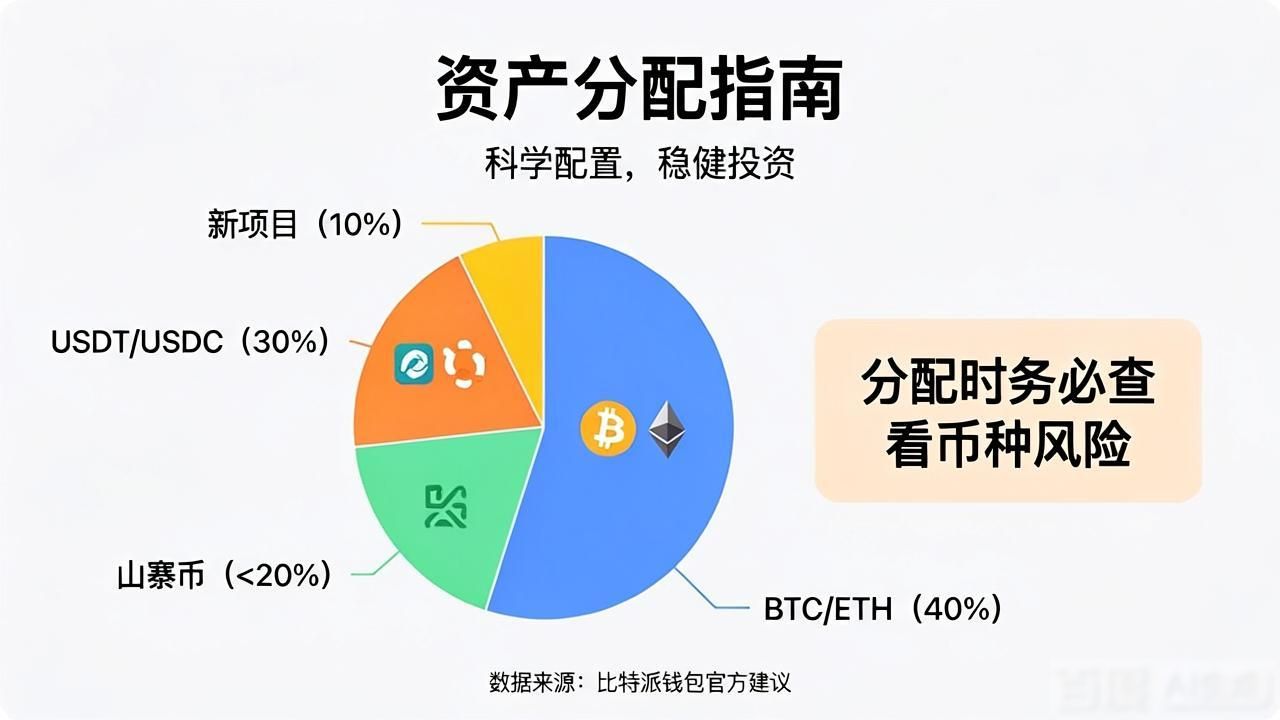 比特派钱包国际版资产分配教程