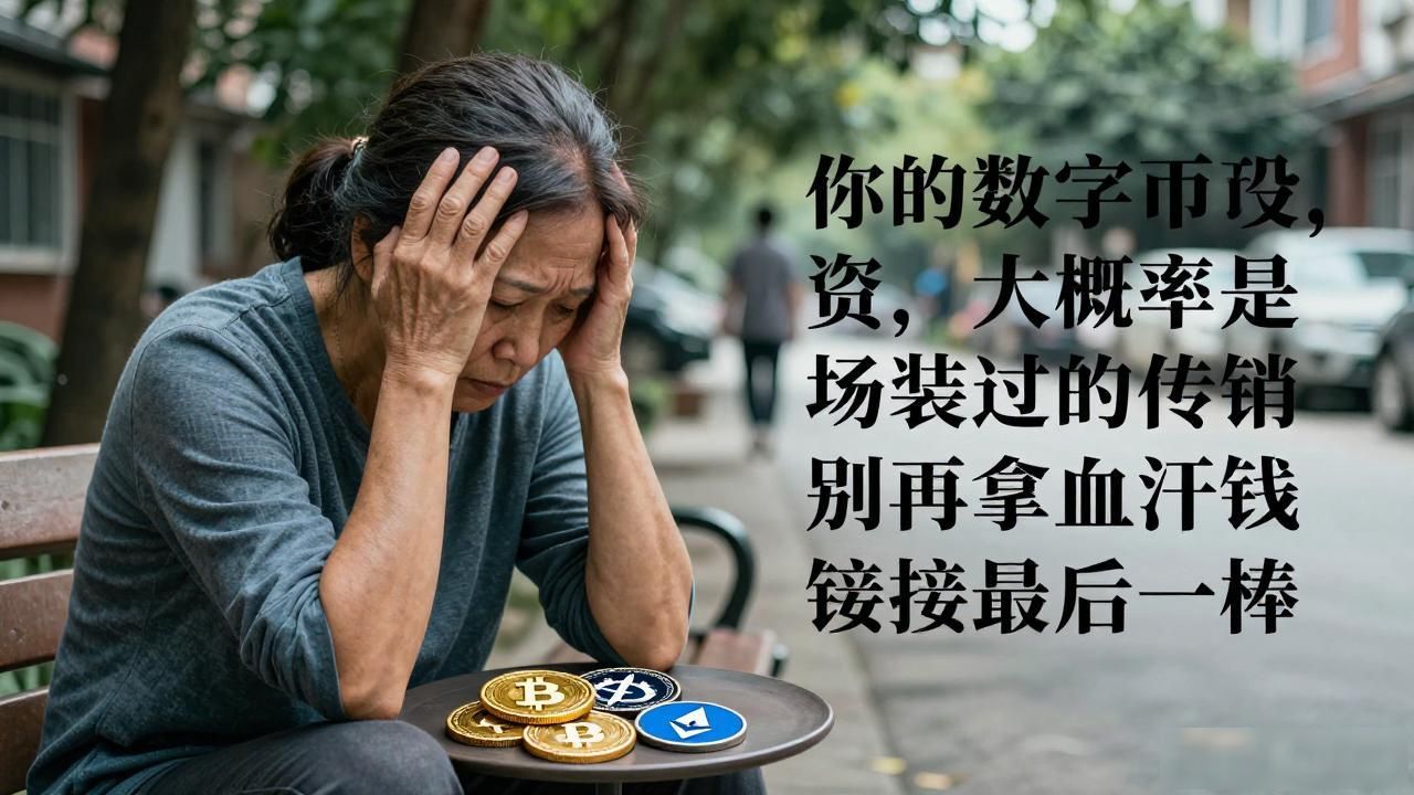 你的数字货币投资，大概率是场包装过的传销：别再拿血汗钱接最后一棒