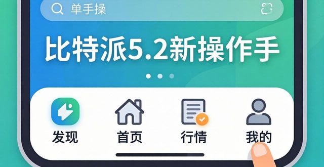 比特派5.2新版界面，操作更顺手了