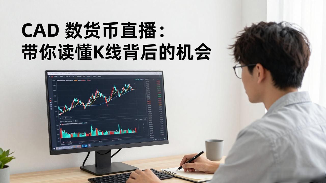 CAD数字货币直播：带你读懂K线背后的机会