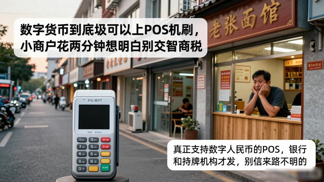 数字货币到底能不能上POS机刷，小商户花两分钟想明白别交智商税