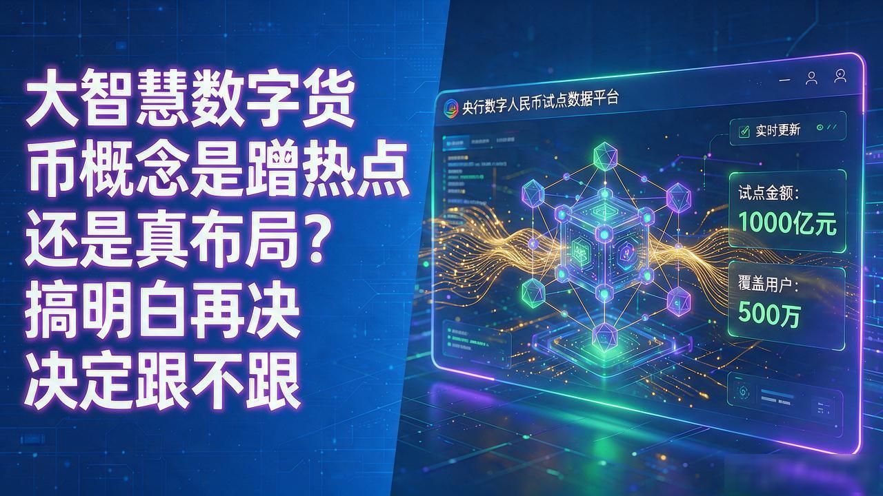 大智慧数字货币概念是蹭热点还是真布局？搞明白再决定跟不跟