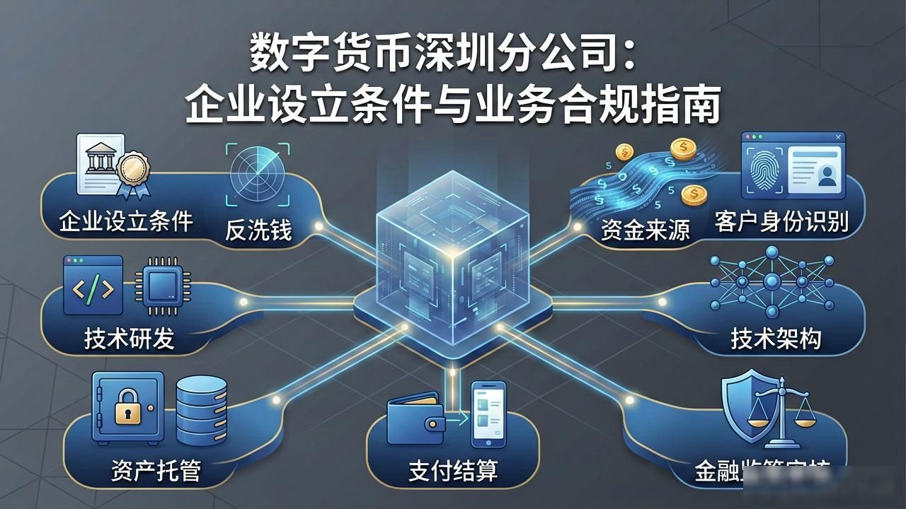 数字货币深圳分公司：企业设立条件与业务合规指南