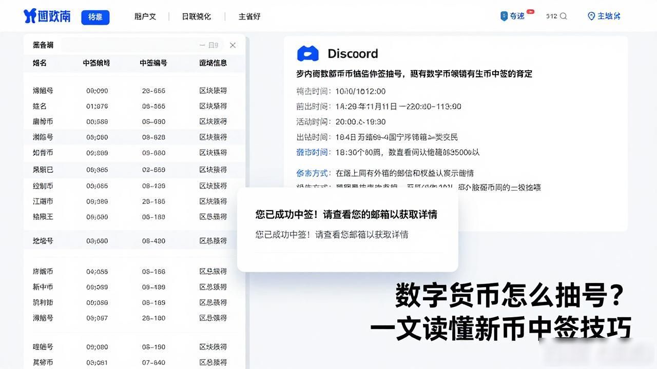 数字货币怎么抽号？一文读懂新币中签技巧