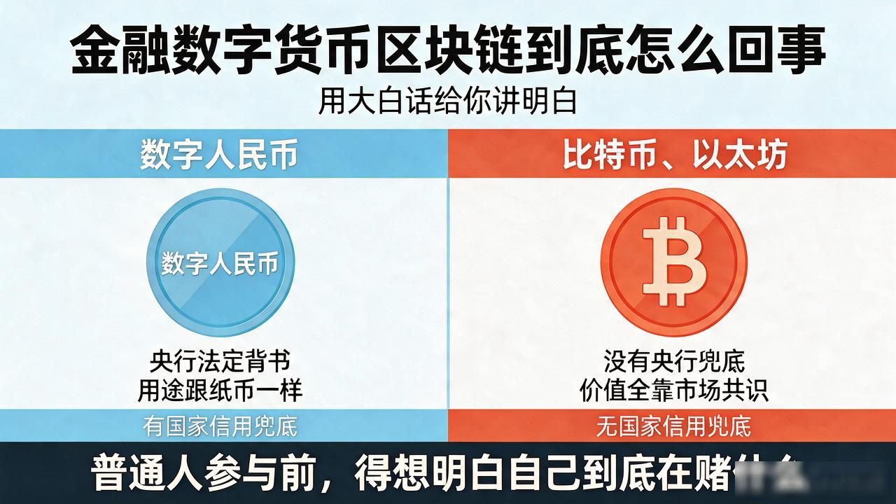 金融数字货币区块链到底怎么回事，用大白话给你讲明白