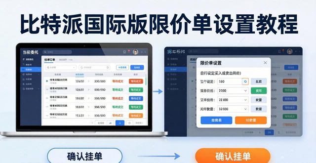 比特派国际版限价单设置教程