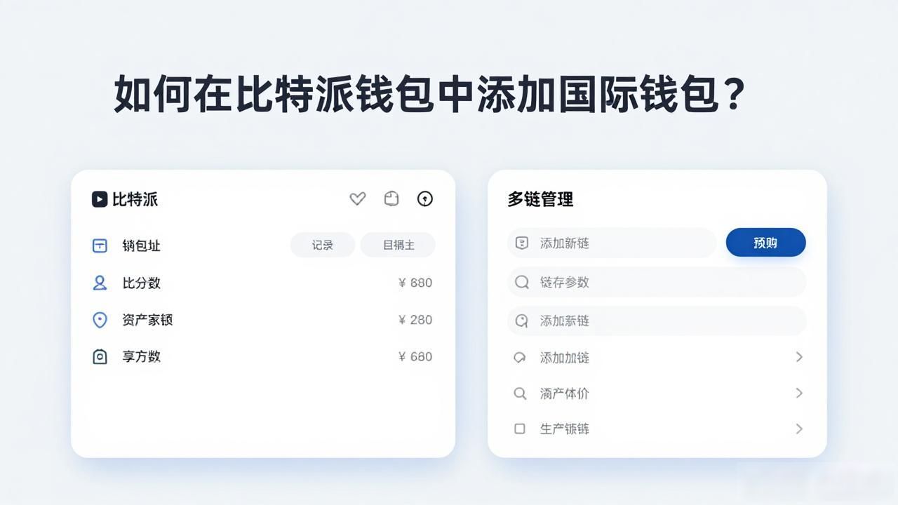如何在比特派钱包中添加国际钱包?_多链管理添加网络_比特派钱包国际功能配置