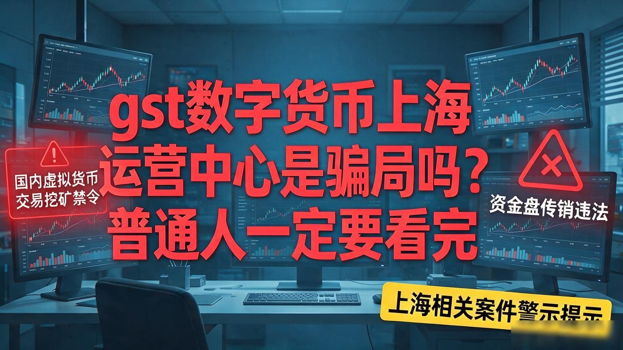 gst数字货币上海运营中心是骗局吗？普通人一定要看完