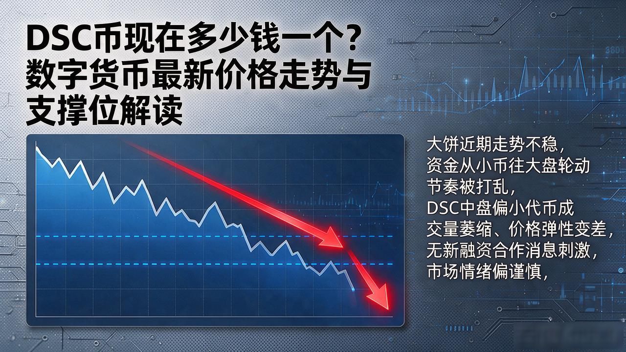 DSC币现在多少钱一个？数字货币最新价格走势与支撑位解读