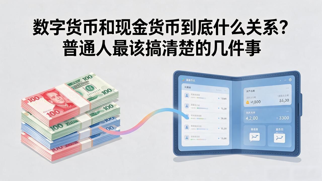 数字货币和现金货币到底什么关系？普通人最该搞清楚的几件事