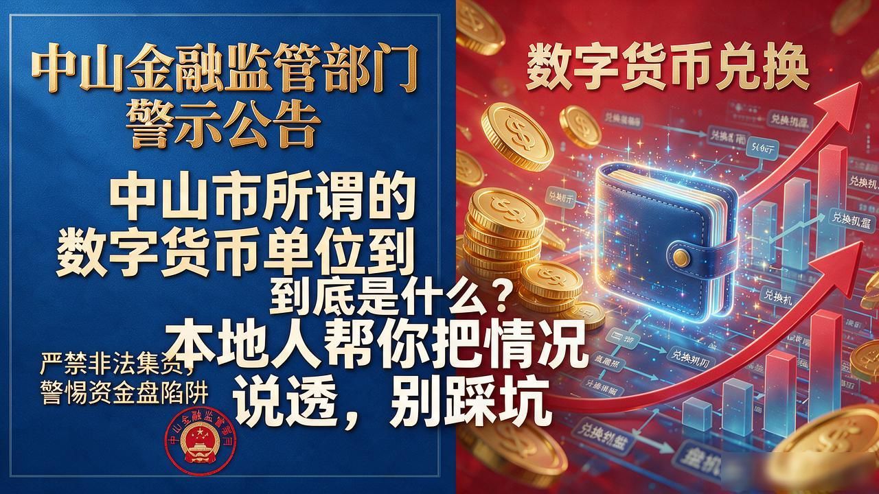 中山市所谓的数字货币单位到底是什么？本地人帮你把情况说透，别踩坑