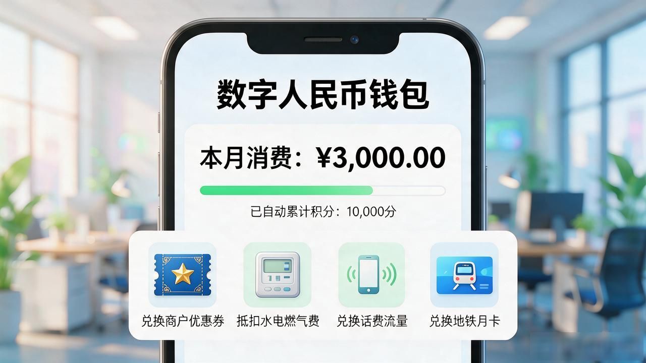 央行数字货币真要送积分了？普通人怎么领、最多能拿多少