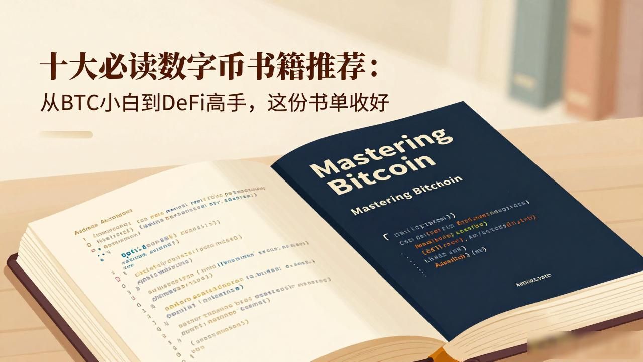 十大必读数字货币书籍推荐：从BTC小白到DeFi高手，这份书单收好