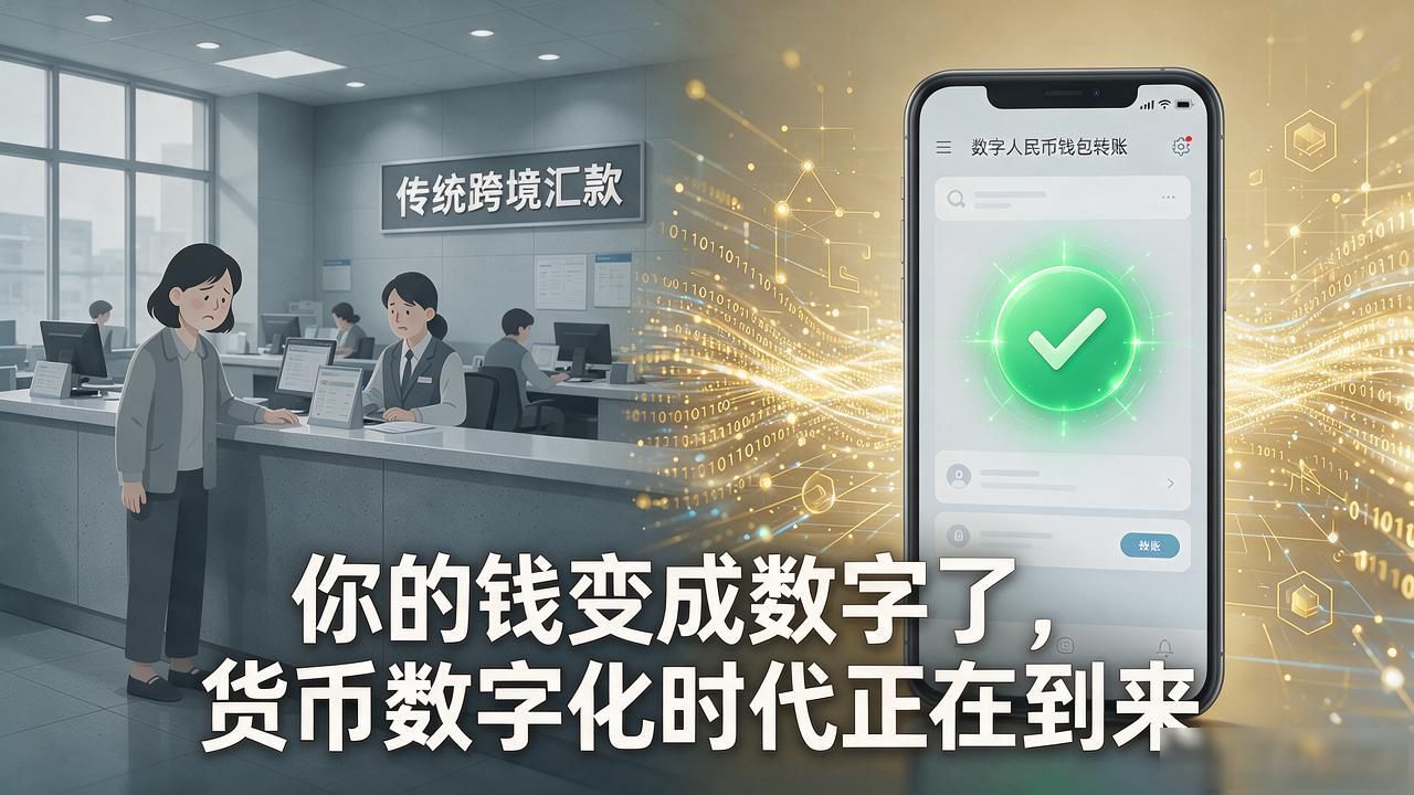 你的钱变成数字了，货币数字化时代正在到来