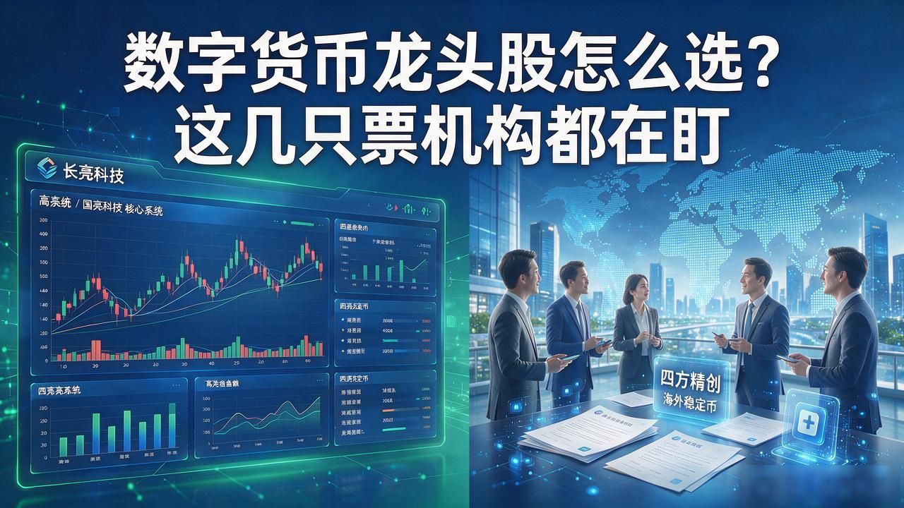 数字货币龙头股怎么选？这几只票机构都在盯