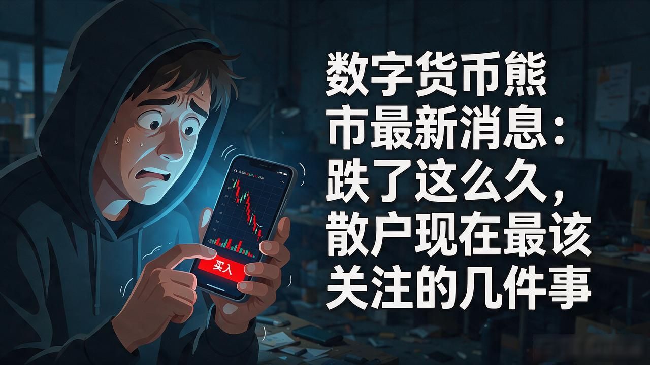 数字货币熊市最新消息：跌了这么久，散户现在最该关注的几件事
