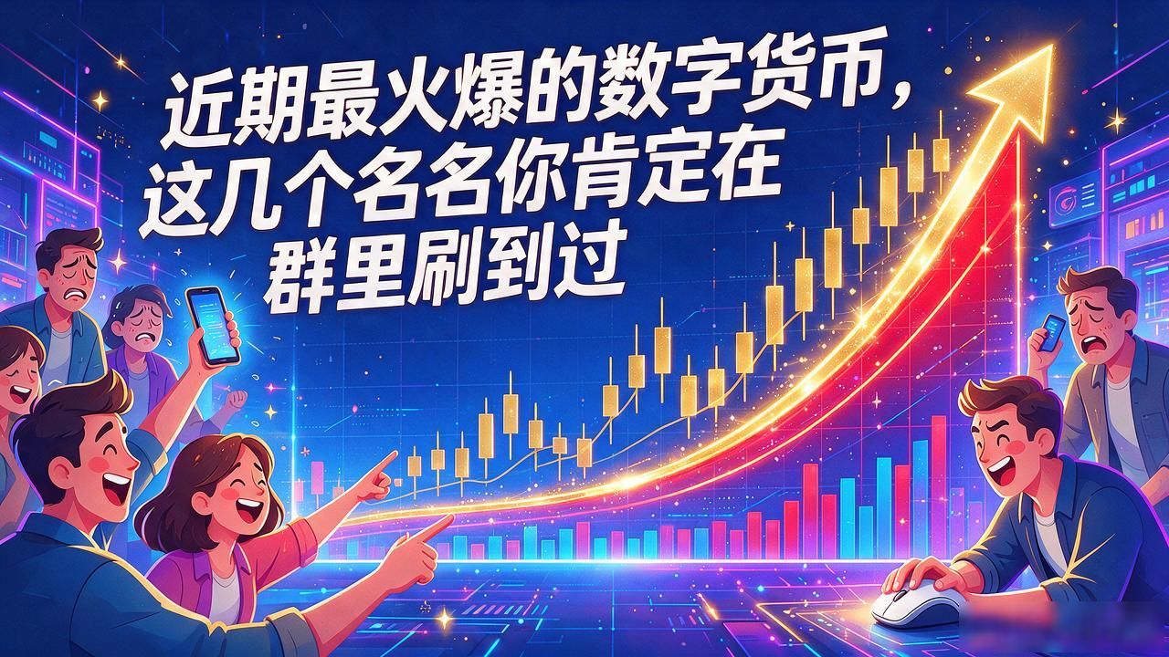 近期最火爆的数字货币，这几个名字你肯定在群里刷到过