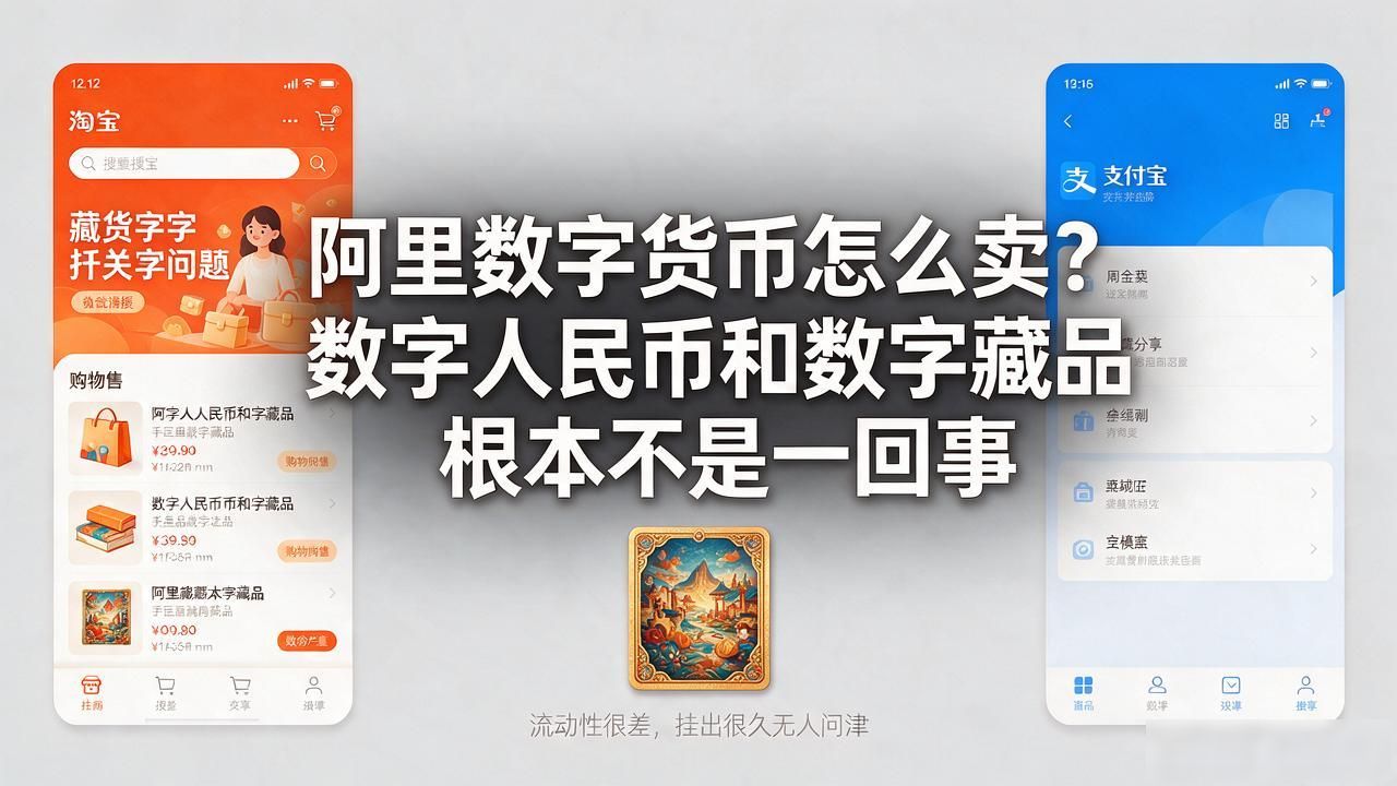 阿里数字货币怎么卖？数字人民币和数字藏品根本不是一回事