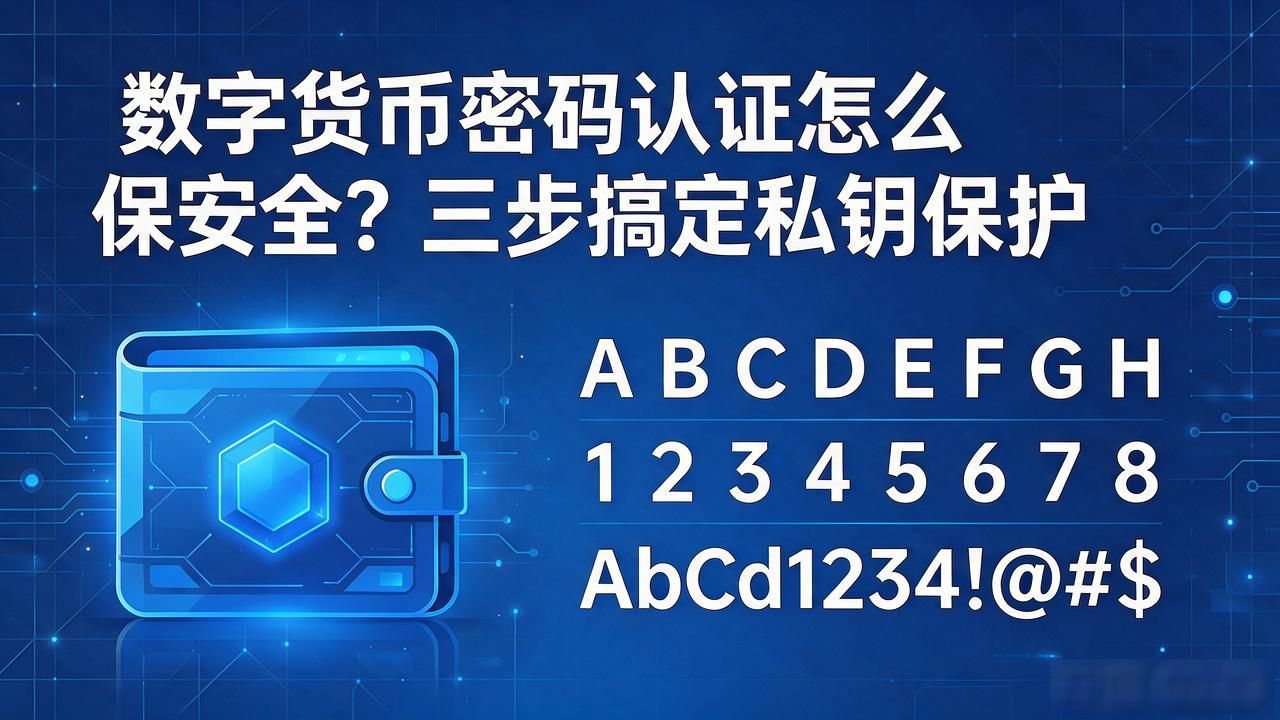数字货币密码认证怎么保安全？三步搞定私钥保护