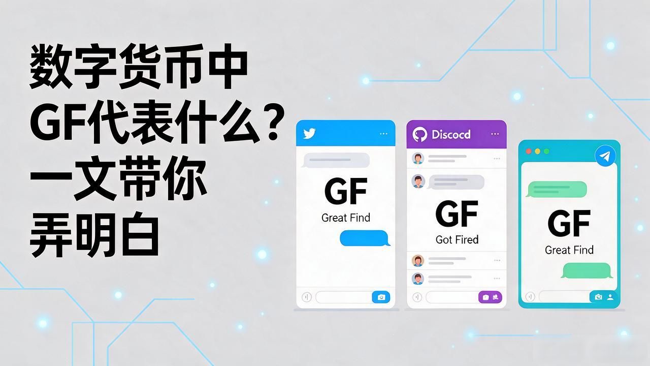数字货币中GF代表什么？一文带你弄明白
