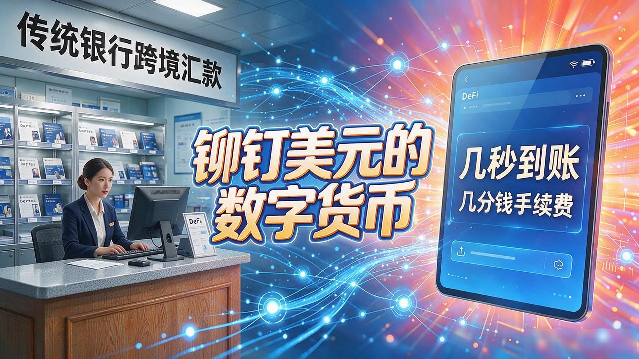 铆钉美元的数字货币到底是什么？给美元上把链上锁，稳不稳