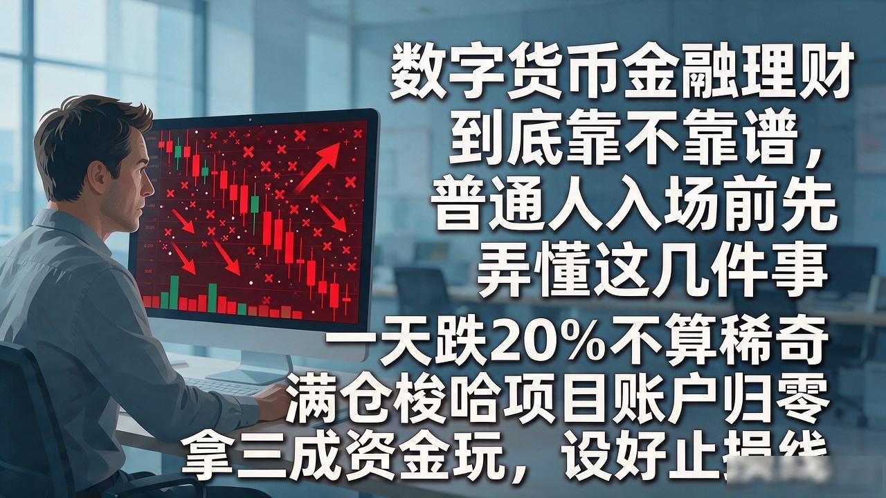 数字货币金融理财到底靠不靠谱，普通人入场前先弄懂这几件事