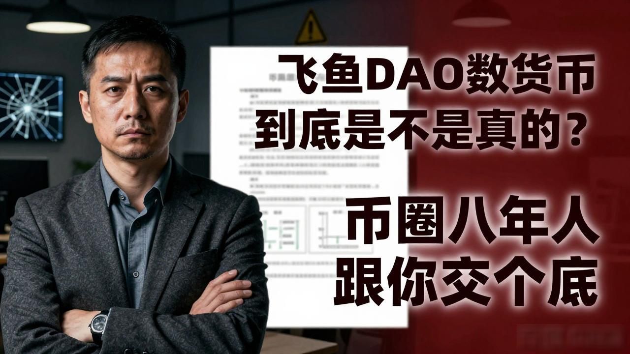 飞鱼DAO数字货币到底是不是真的？币圈八年人跟你交个底