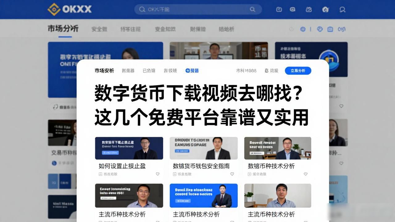 数字货币下载视频去哪找？这几个免费平台靠谱又实用