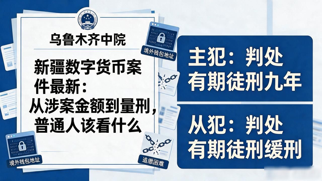 新疆数字货币案件最新：从涉案金额到量刑，普通人该看什么